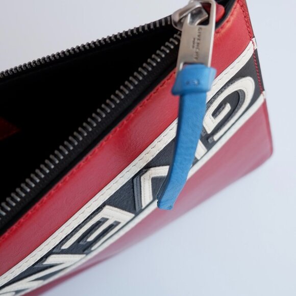 Authentic Preowned Givenchy Red Leather Clutch - Picture 12 of 13